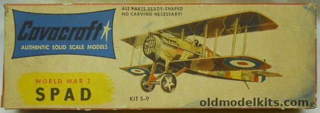 Cavacraft 1/48 Spad, S-9 plastic model kit